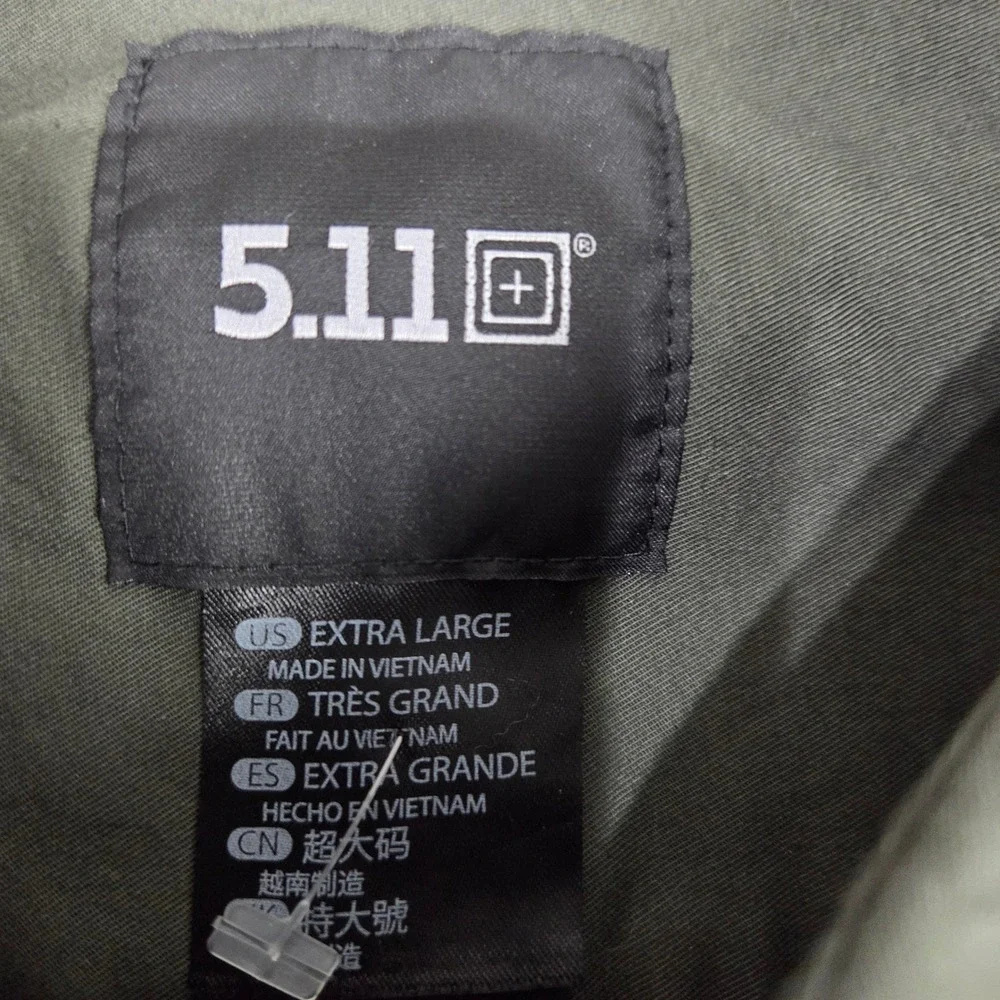 5.11 Tactical Shirt Men XL Jackson Long Sleeve  Olive Green Ready Pocket - Picture 5 of 13
